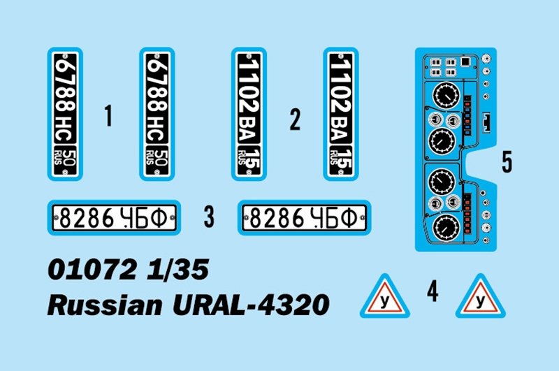 Trumpeter 01072 Russian URAL 4320 1/35 – image 13