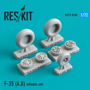 RESKIT RS72-0185 F-35 (A,B) WHEELS SET 1/72