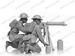 ICM 35646 WWII British Vickers MG Crew (Vickers MG &amp;amp; 2 figures) 1/35 – Bild 6