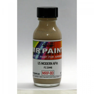 MR. Paint MRP-080 Desert Tan FS 33446 US MODERN AFVs 30ml – immagine 2