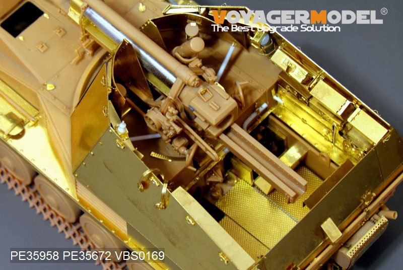 Maquette Voyager PE35958 Obusier automoteur allemand Wespe Basic de la Seconde Guerre mondiale pour TAMIYA 35200/35358 au 1/35 – image 17