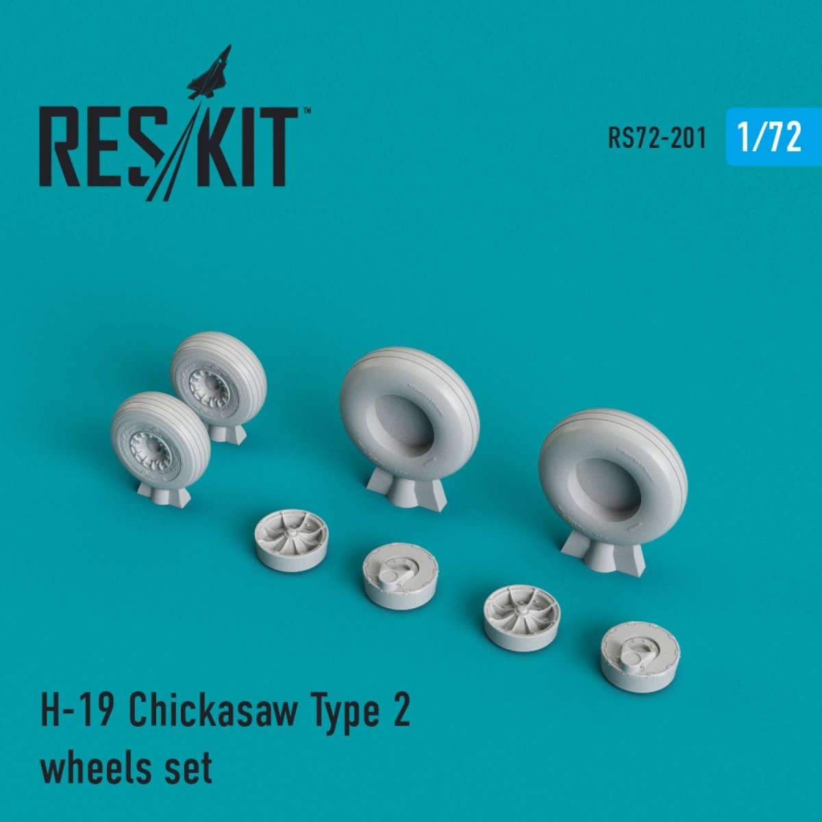 RESKIT RS72-0201 H-19 « CHICKASAW » TYPE 2 ROUES 1/72