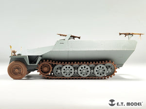 E.T. Model P35-130 WWII German Sd.kfz.251/Sd.kfz.11 Sagged Front Wheels 1/35 – Bild 4