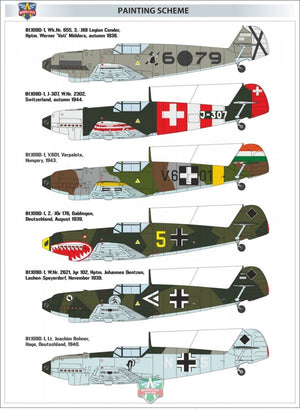Modelsvit 4806 Messerschmitt Bf.109 D-1 1/48 – imagen 4