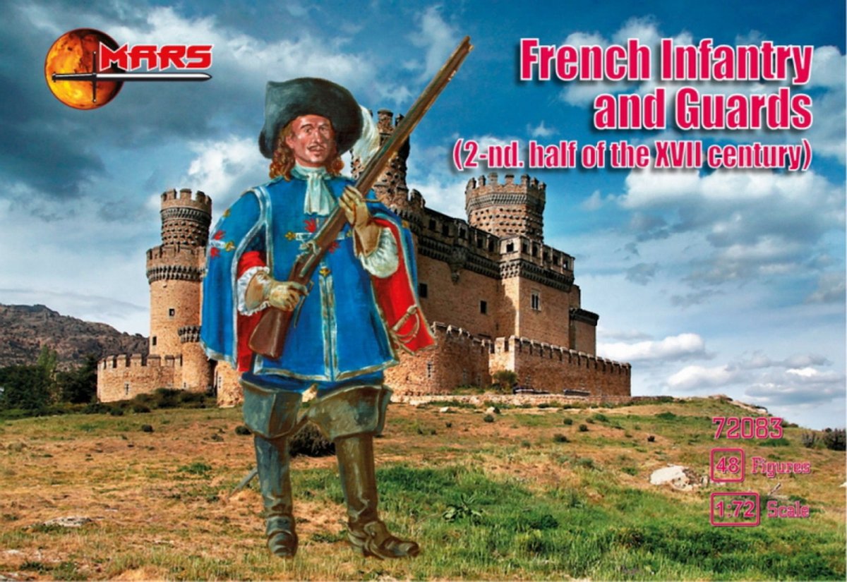 Mars 72083 Royal French Infantry & Guards 17 century 1/72