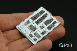 Quinta Studio QD48387 F-4E early with slatted wing 3D-Printed &amp;amp; coloured Interior on decal paper (Meng) 1/48 – Bild 7