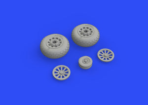 Eduard 648989 P-51B/ C wheels block tread EDUARD 1/48 – image 4
