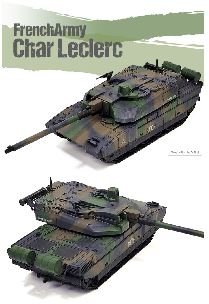 Academy 13427 French Army Char Leclerc 1/72 – imagen 7