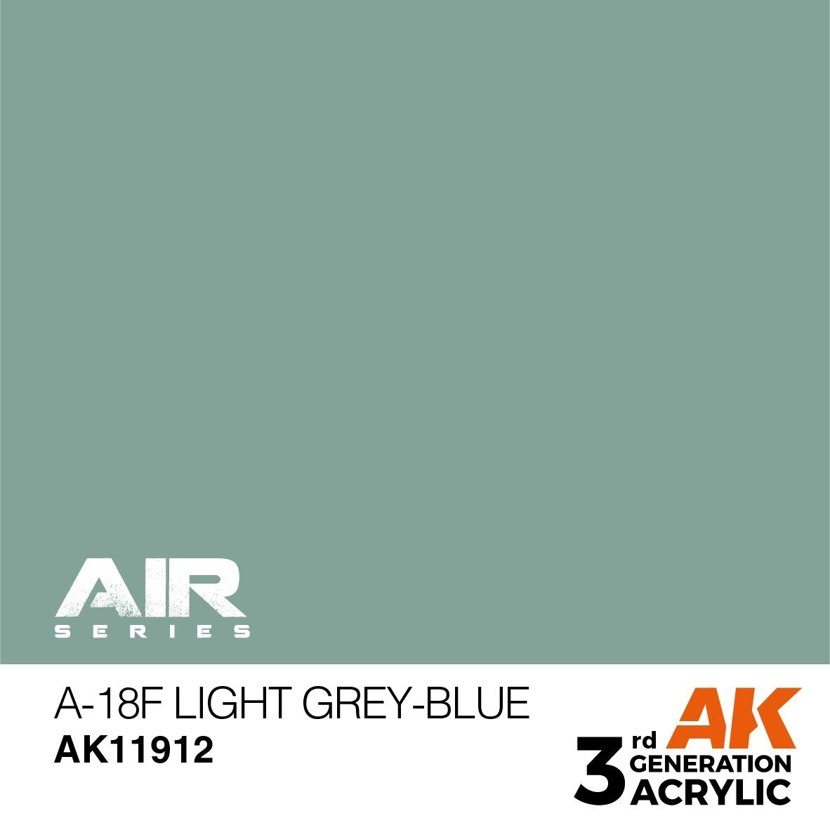 AK Interactive AK11912 A-18F LIGHT GRAY-BLUE – AIR 17ml