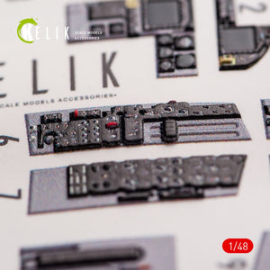 KELIK K48065 F-18C HORNET INTERIOR 3D DECALS FOR HASEGAWA KIT 1/48 – Bild 6