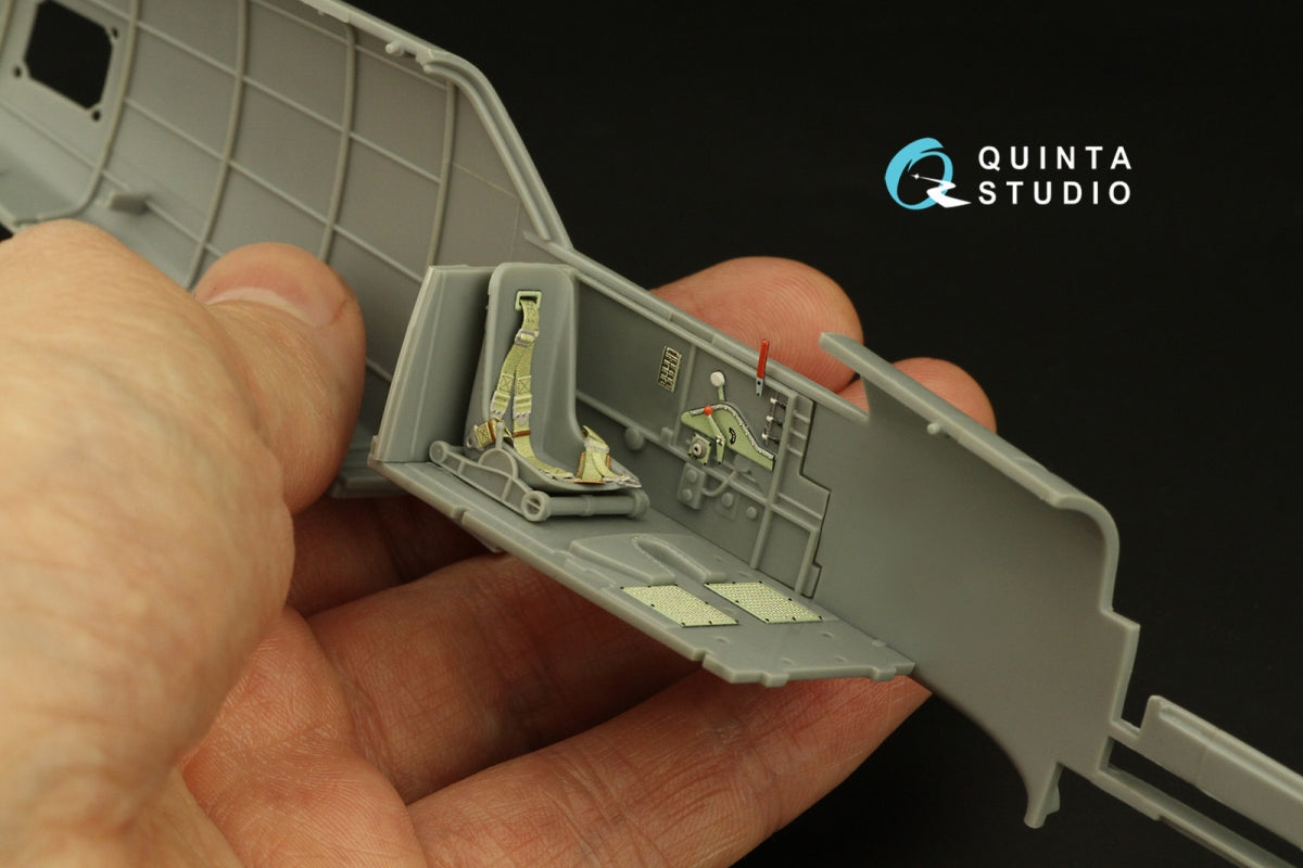 Quinta Studio QD32177 Bf 109E3/4 3D-Printed coloured Interior on decal paper (Trumpeter) 1/32 – Bild 6