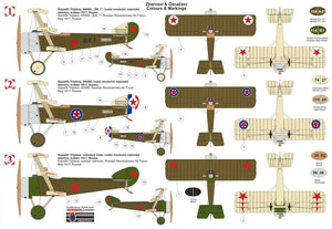 Kovozavody Prostejov KPM0182 Sopwith Triplane Russian 1/72 – zdjęcie 2