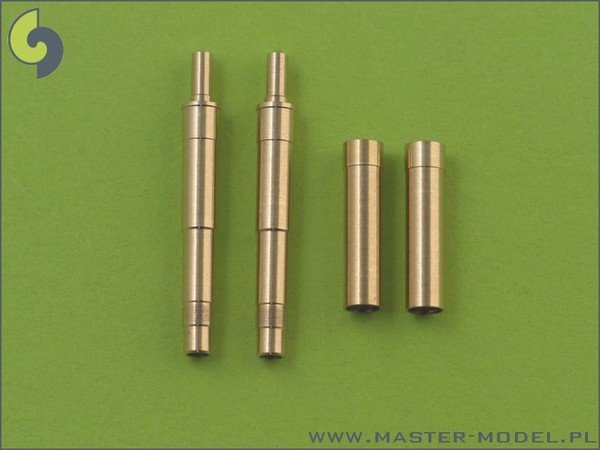 Master AM-32-009 German aircraft machine gun MK 108 (30mm) barrels &amp; blast tubes (2pcs) (1/32)