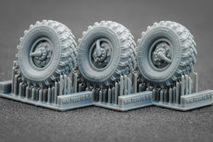 ScaleX WM 72001S ZIL 131 Sagged wheel set (for ICM) 1/72