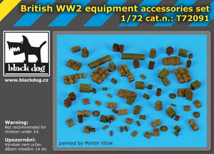 Black Dog T72091 British WW II equipment accessories set 1/72 – Bild 3