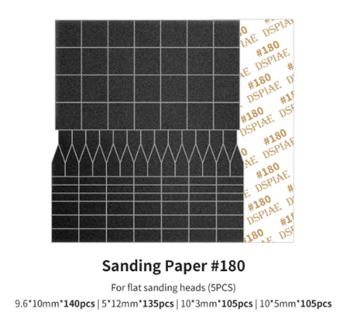 DSPIAE MSP-ES01 Sanding Paper 180 Grit / Papier ścierny o gradacji 180