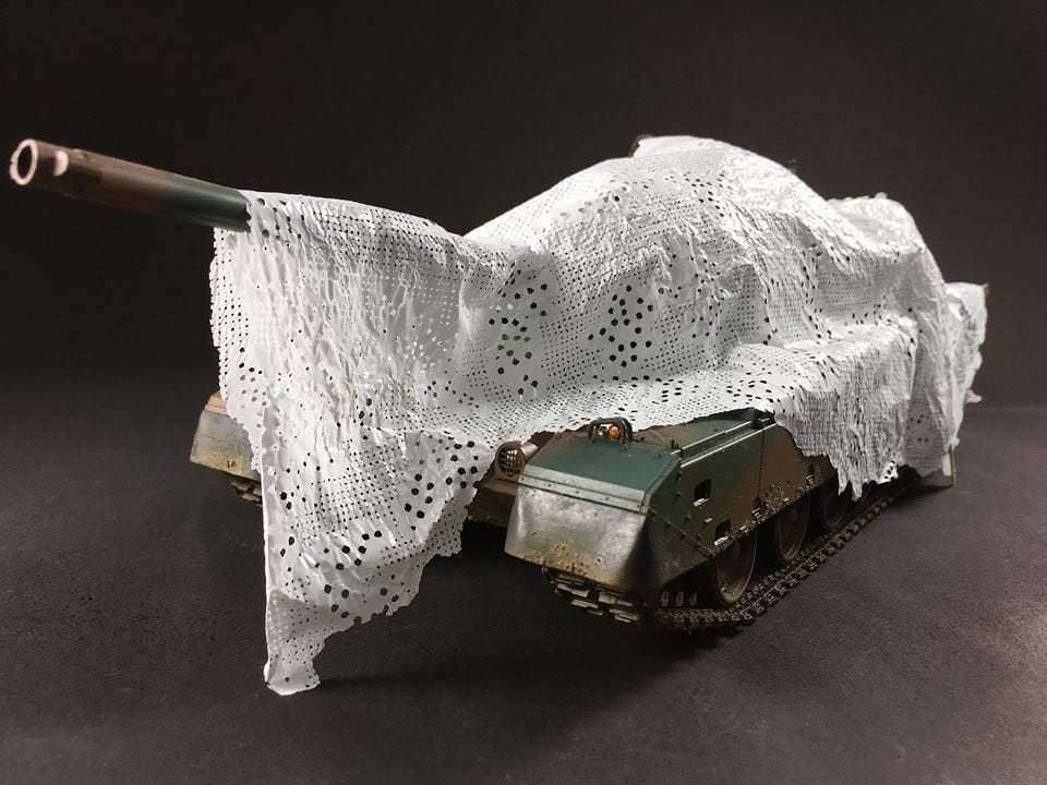 AFV Club AC35022 EXTRA THIN CAMOUFLAGE NET-JGSDF SNOW 1/35 – imagen 2