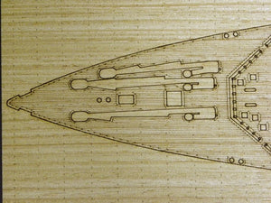 Pontos 35004WD1 HMS Prince of Wales Wooden Deck set 1/350 – imagen 2