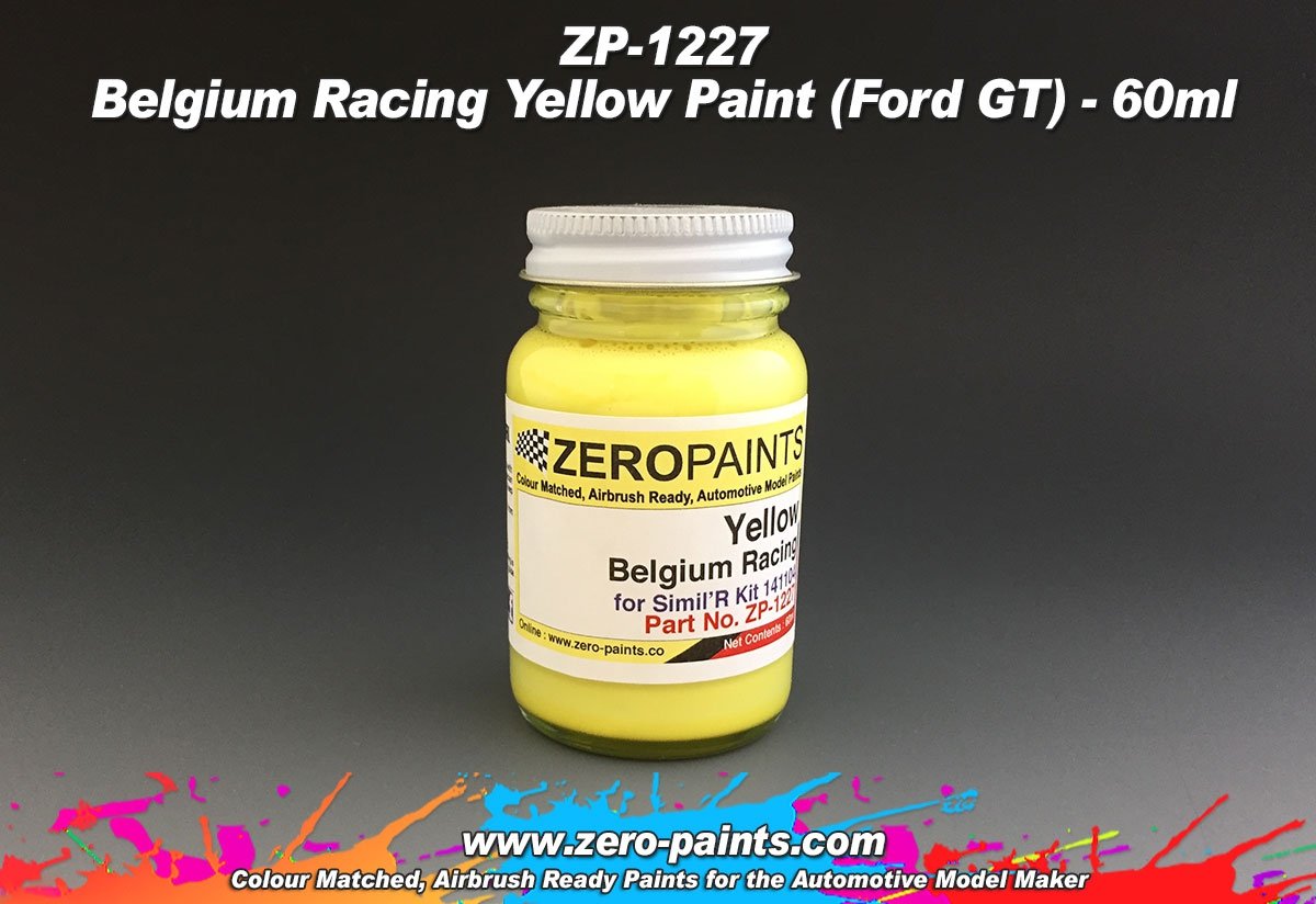 Peinture jaune course Zero Paints ZP-1227 (Ford GT) - 60 ml