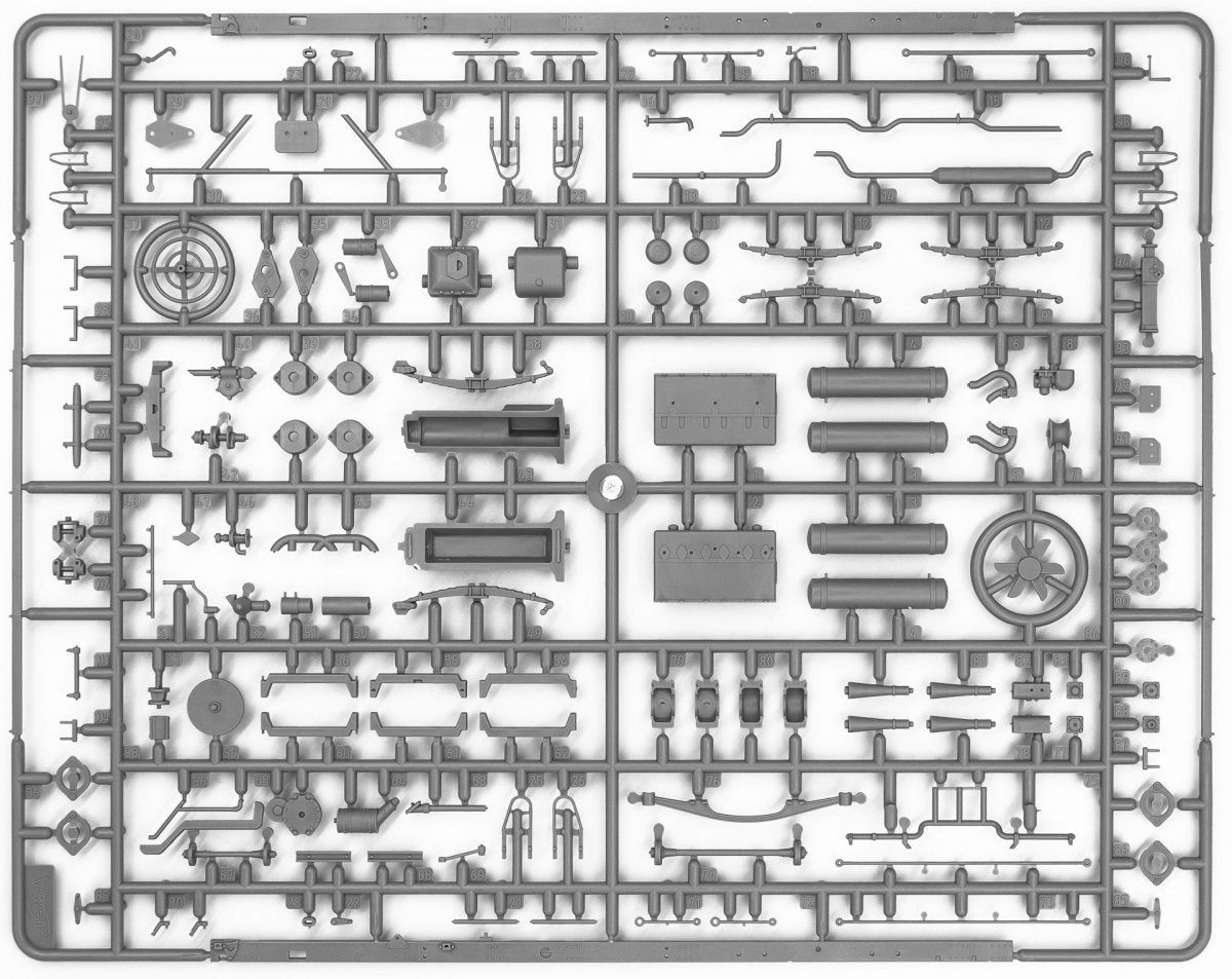ICM DS3509 Wehrmacht Radio Trucks (Henschel 33D1 Kfz.72, Krupp L3H163 Kfz.72) 1/35 – immagine 9