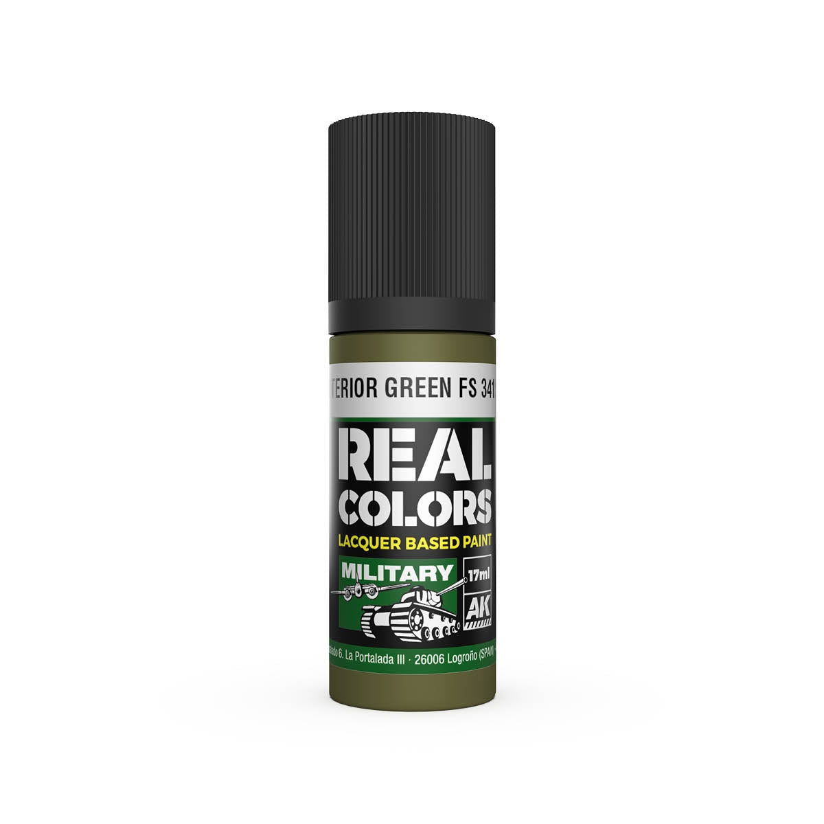 AK Interactive RC906 Interior Green FS 34151 17 ml – imagen 2