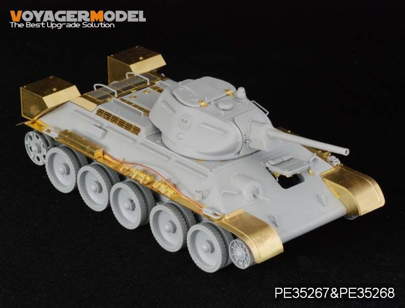 Voyager Model PE35268 WWII Russia T-34/76 No.112 Factory Late Production Fenders (For DRAGON 6479/6452) 1/35 – imagen 2