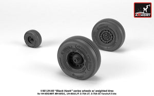 Roues Armory Models AW48329 UH-60 Black Hawk avec pneus lestés 1/48 – image 2