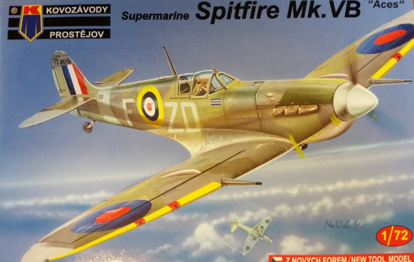 Kovozavody Prostejov KPM0074 Supermarine Spitfire Mk.VB "Aces" 1/72