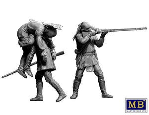 Master Box 35210 Wounded brother. Indian Wars series, XVIII century. Kit No. 2 1/35 – Bild 4