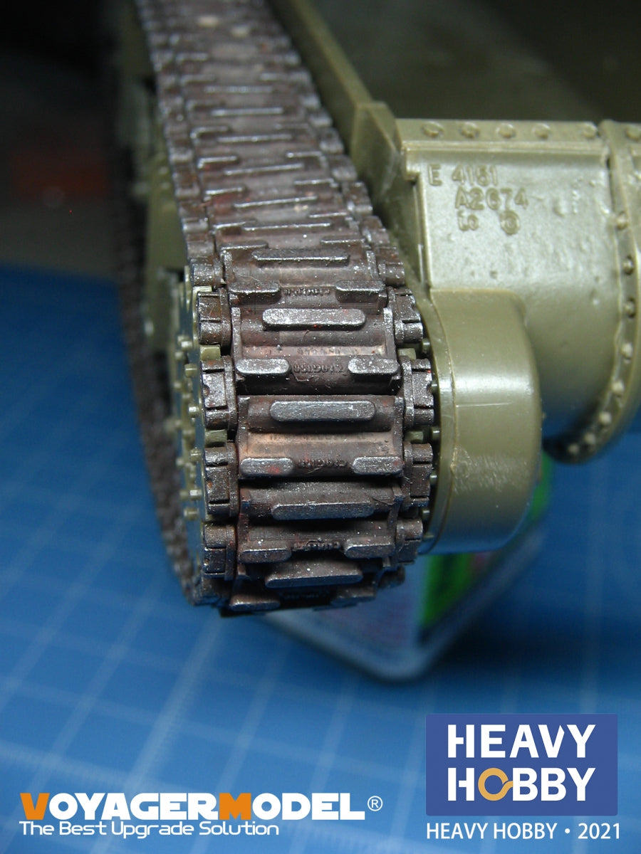 Heavy Hobby PT35049 WWII US Army Sherman VVSS Suspension Tracks T-49 1/35 – immagine 6