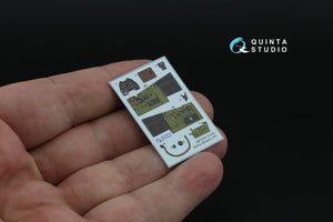 Quinta Studio QD72181 P-51D Mustang Early 3D-Printed &amp;amp; coloured Interior on decal paper (Eduard) 1/72 – Bild 5