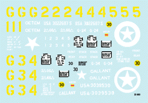 Star Decals 35-989 US 66th Armoured Regiment 1/35 – immagine 2