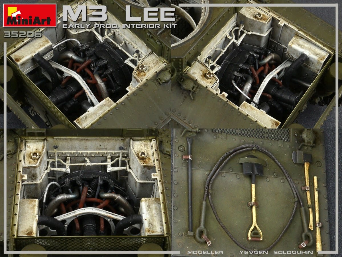 Miniart 35206 M3 Lee early prod. w/interior 1/35 – immagine 19
