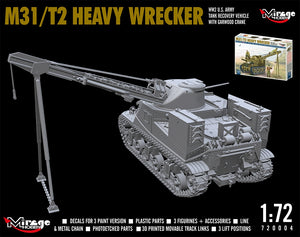 Mirage Hobby 720004 M31/T2 Heavy Wrecker WW2 US. Army 1/72 – Bild 3