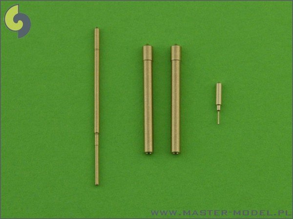Master AM-48-051 He-162 Salamander - ensemble d'armement et de détails (embouts de canon MG 151, indicateur de train d'atterrissage avant et tube Pitot) (1/48)