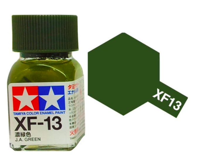 Peinture émail Tamiya XF13 JA Vert (80313)