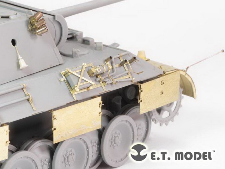 E.T. Model E35-124 WWII German Panther D Basic (For DRAGON Smart Kit) 1/35 – immagine 5