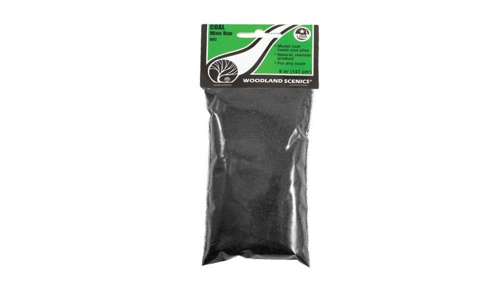 Woodland Scenics WB92 Mine Run Coal podsypka 400ml – immagine 2