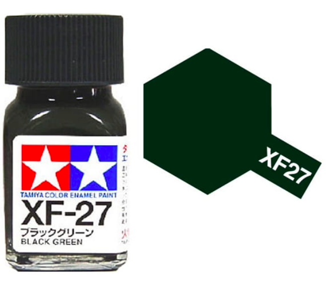 Peinture émail Tamiya XF27 Noir Vert (80327)