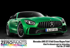 Zero Paints ZP-1468 Mercedes AMG GT R Hell Green (Matt) Paint 60ml – imagen 2