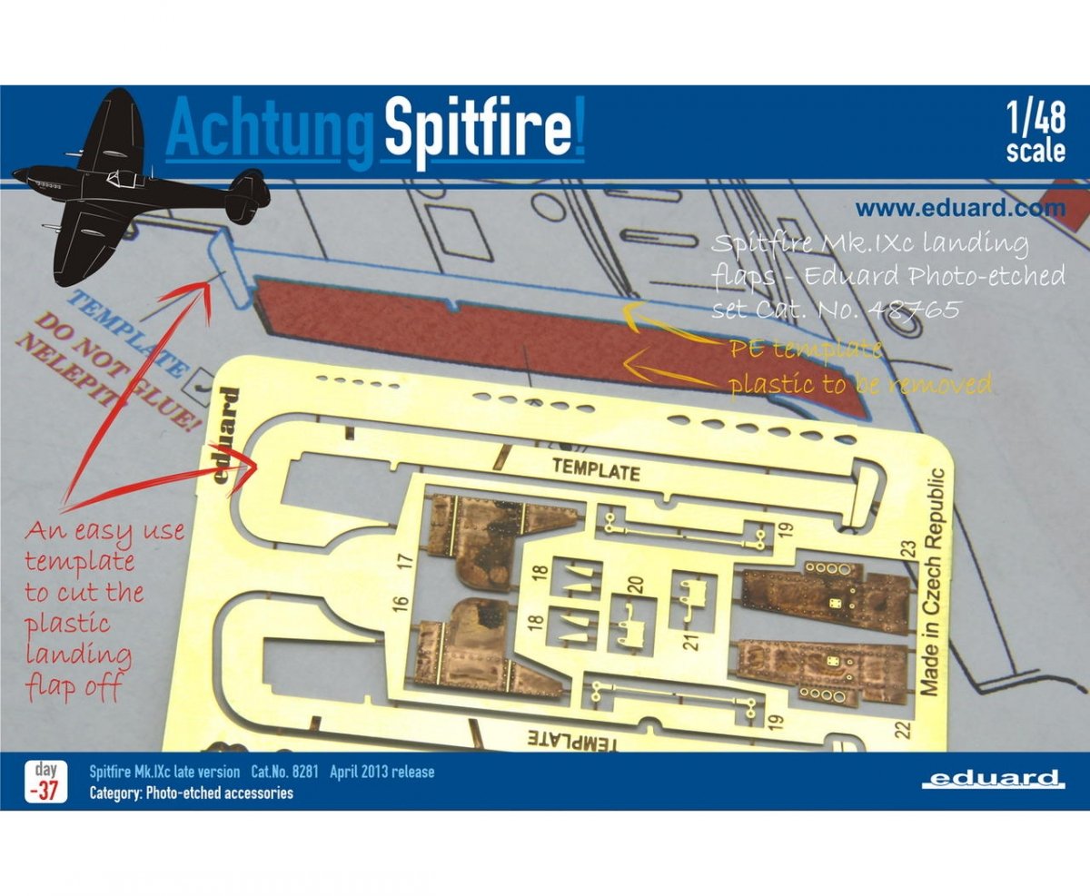 Eduard SIN64809 SPITFIRE Mk. IX ADVANCED 1/48 (Eduard) – imagen 23