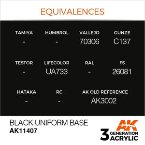AK Interactive AK11407 Base uniforme noire 17 ml – image 3