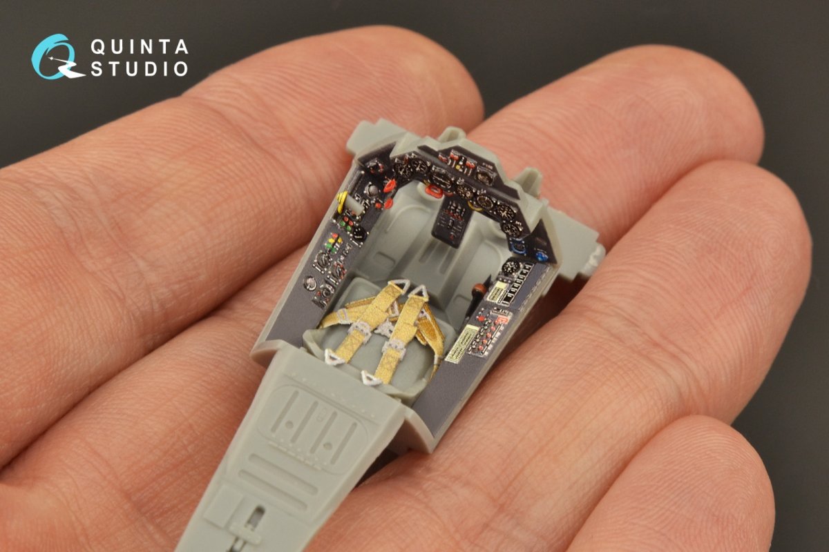Quinta Studio QD48265 Fw 190A-8 3D-Printed &amp;amp; coloured Interior on decal paper ( Hasegawa ) 1/48 – imagen 7