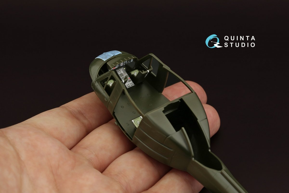 Quinta Studio QD72046 Uh-1B 3D-Printed &amp;amp; coloured Interior on decal paper (Italeri) 1/72 – zdjęcie 10