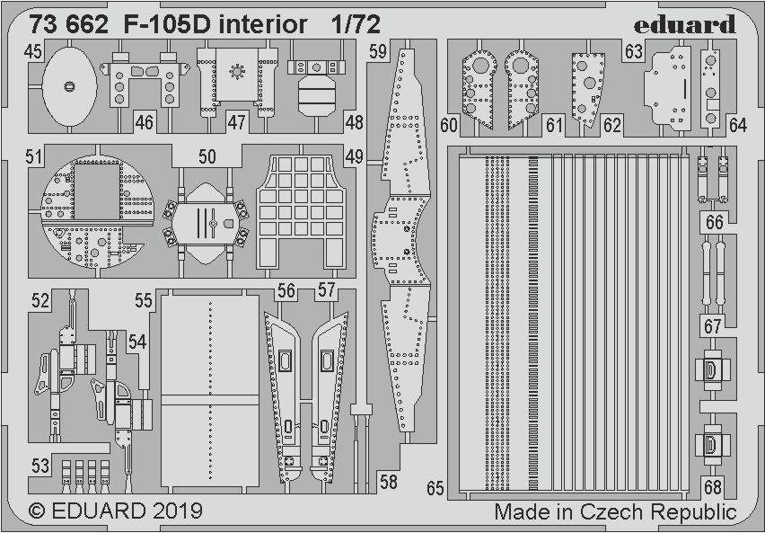 Intérieur du F-105D Eduard 73662 au 1/72 TRUMPETER – image 2