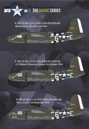 HK Models 01E039 A-20G Havoc over Europe 1/32 – immagine 10