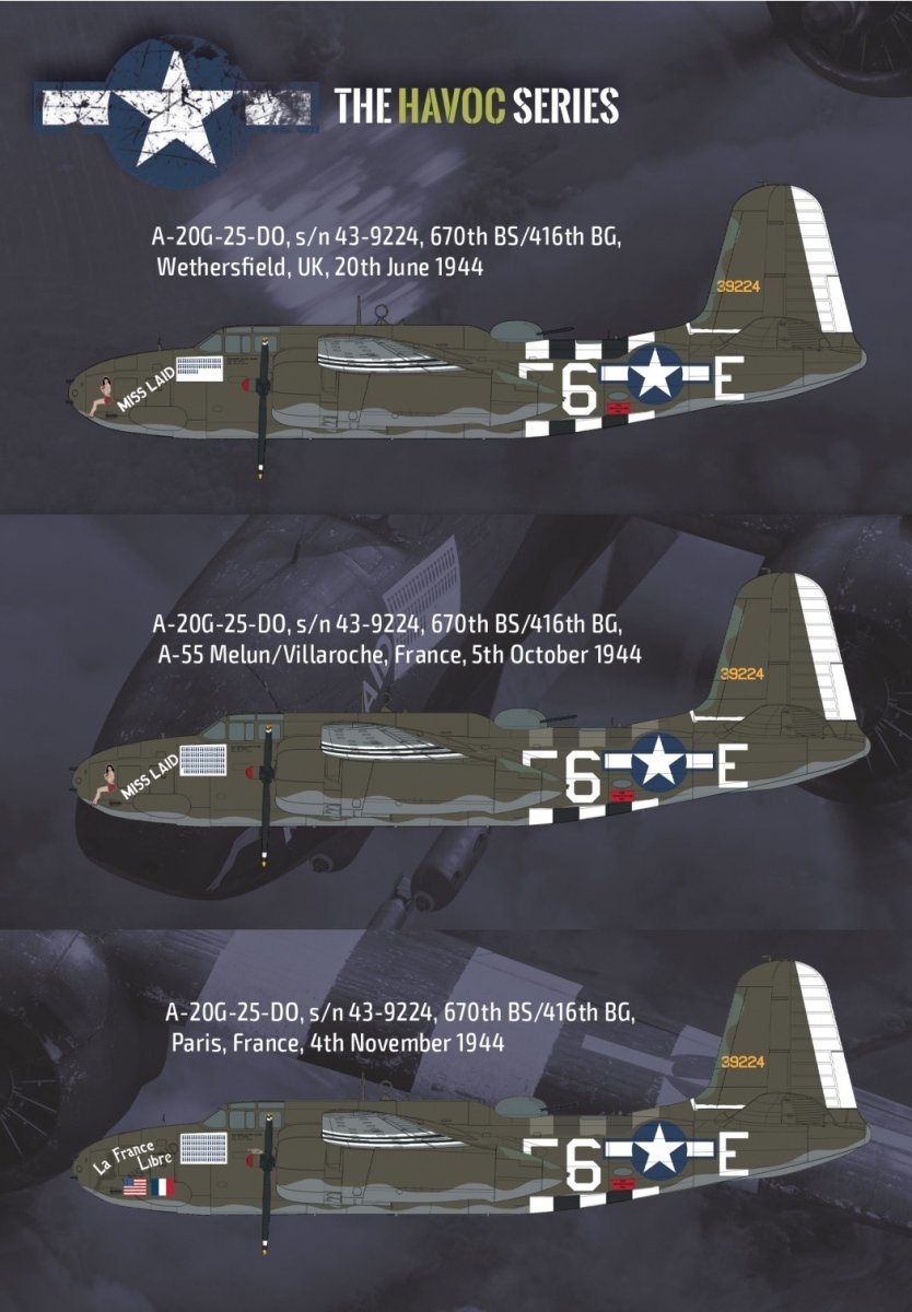 HK Models 01E039 A-20G Havoc over Europe 1/32 – immagine 10
