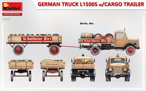 MiniArt 38023 GERMAN TRUCK L1500S w/CARGO TRAILER 1/35 – immagine 5