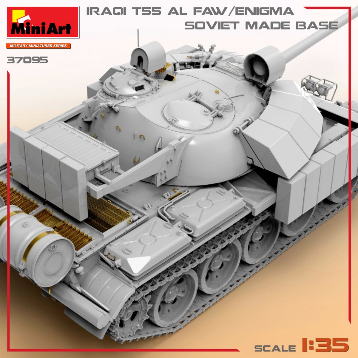 MiniArt 37095 IRAQI T-55 AL FAW/ENIGMA. SOVIET MADE BASE 1/35 – Bild 11