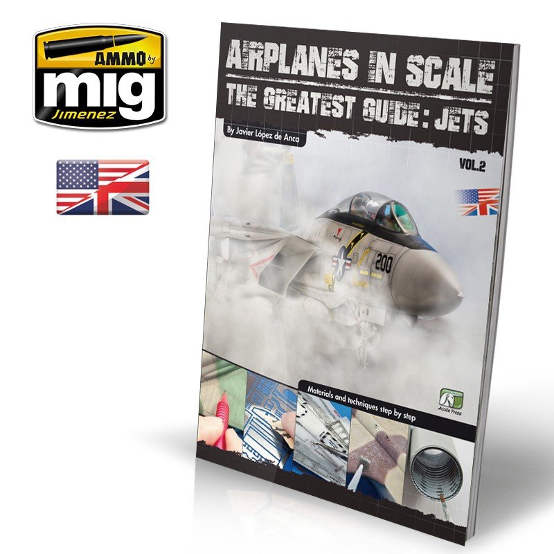 AMMO de Mig Jimenez EURO0010 AVIONS À L'ÉCHELLE 2 : Le guide ultime des jets vol.2 (ANGLAIS)
